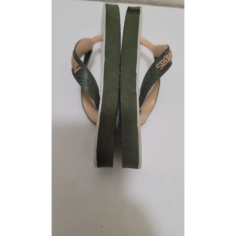 Star‎ Wars Baby Yoda Havaianas Kids Flip Flops Size 10C Green/Beige